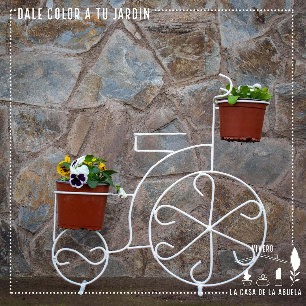 Jardín Triciclos Maceteros De Herreria Triciclo Porta Macetas De