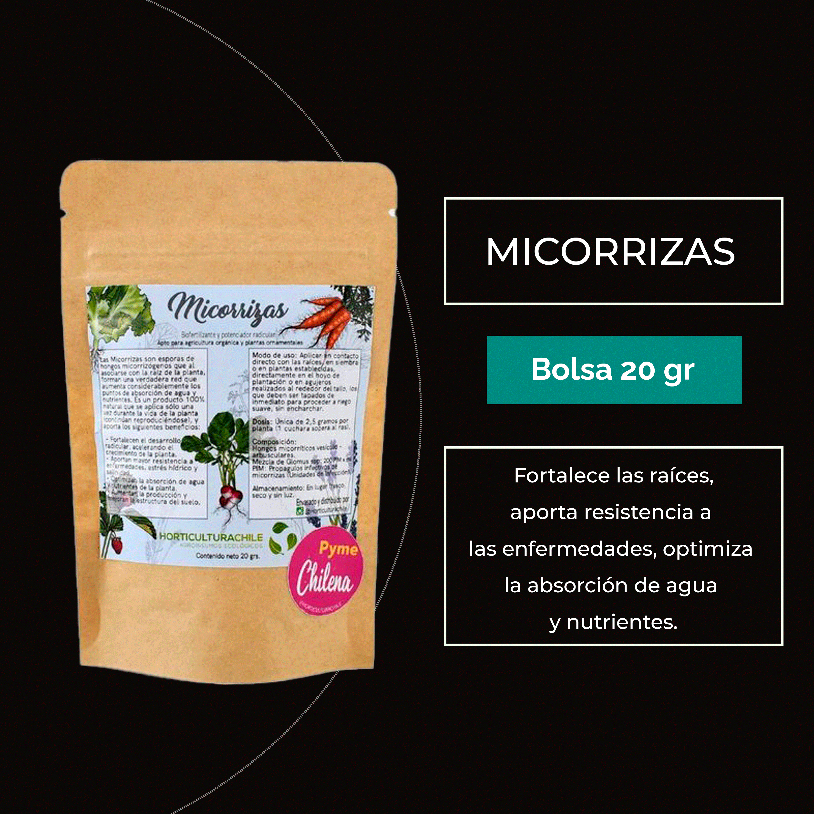 Micorrizas 20 Gramos