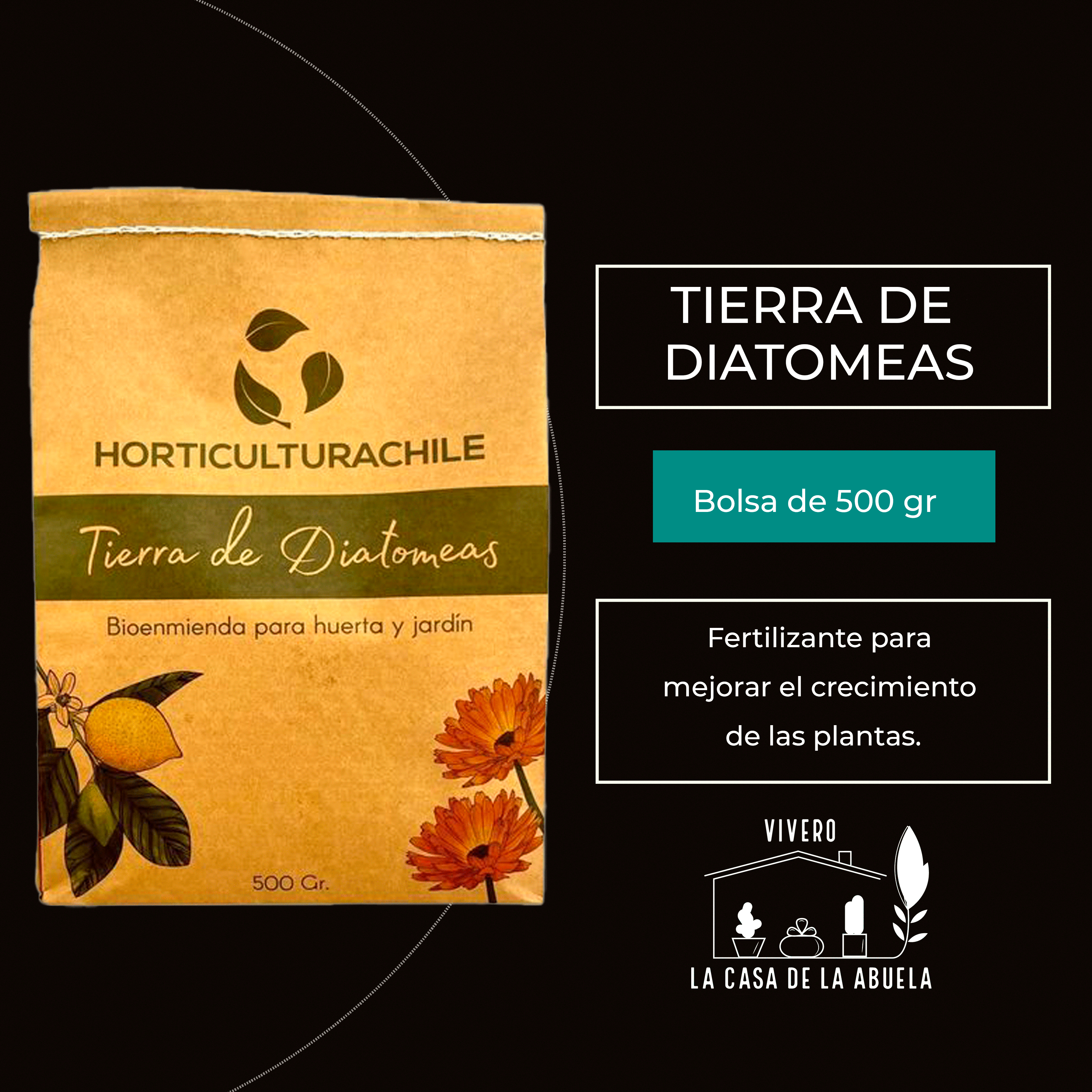 Tierra De Diatoméas 500 Gr